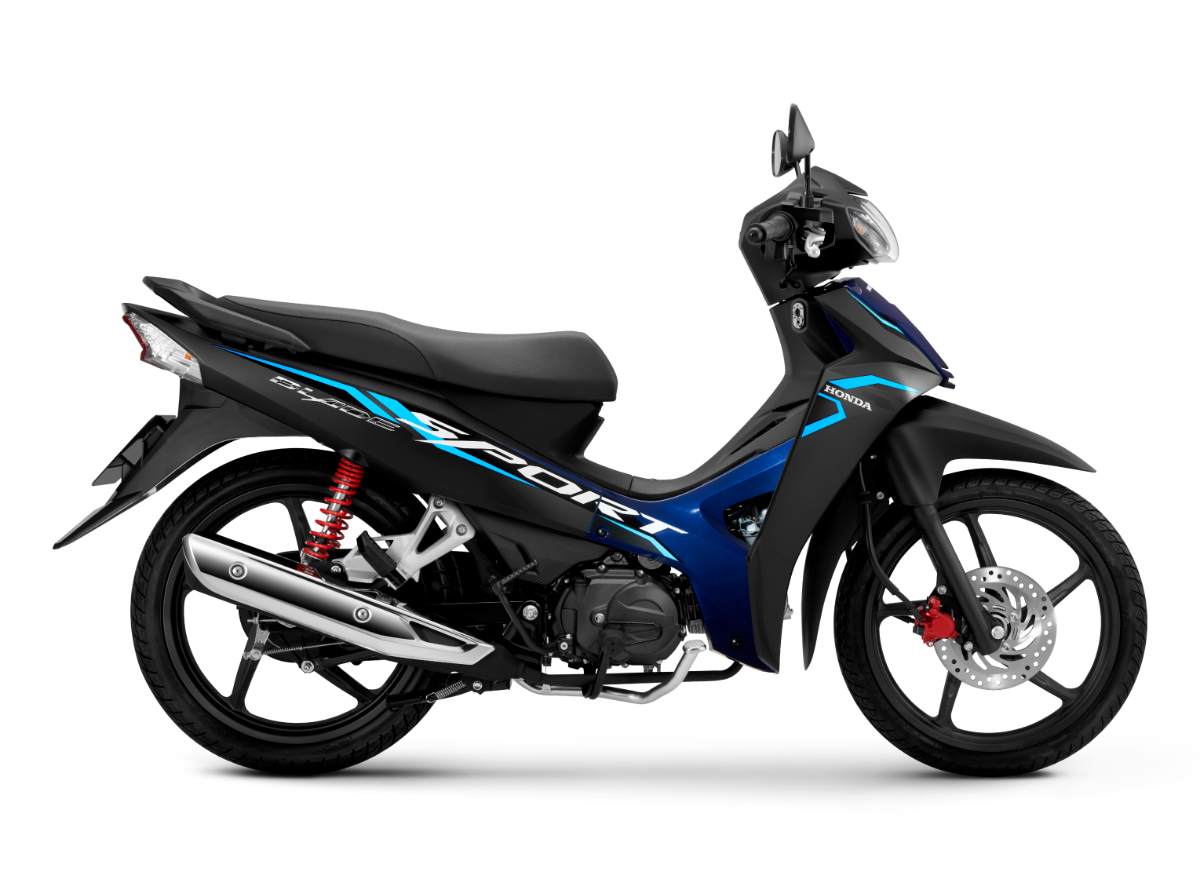 Honda Blade 2023 phiên bản Thể thao màu Đen - Xanh