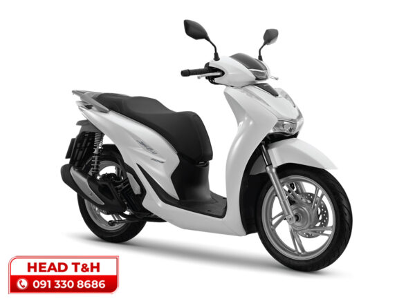 Honda SH160i bản tiêu chuẩn màu trắng đen