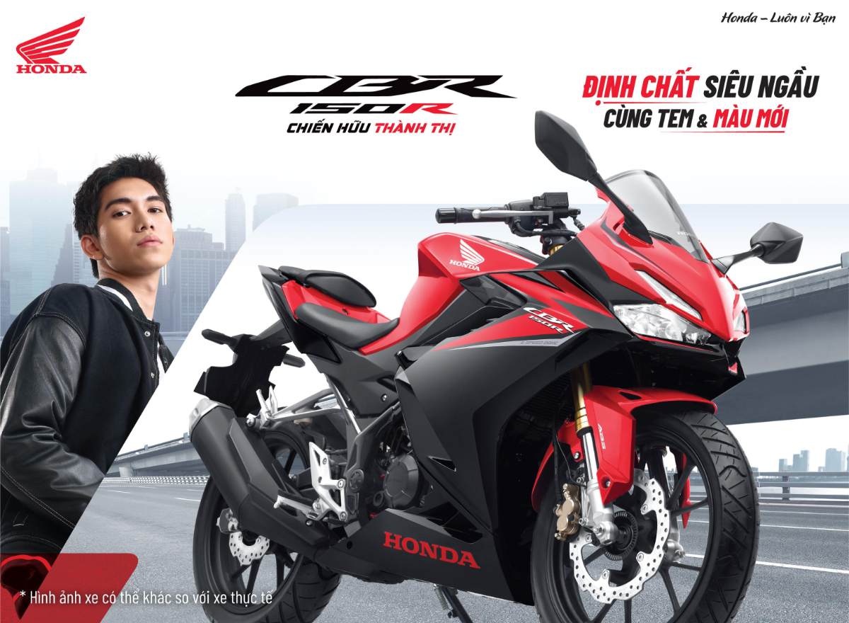 CBR150R - Mang đậm phong cách mô tô thể thao.