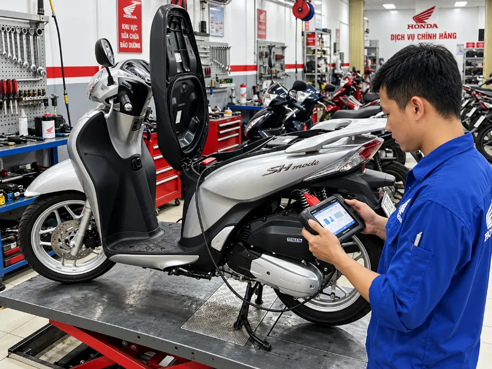 Cần mang xe đến HEAD để chẩn đoán chính xác lỗi ECU hoặc mạch điện ABS