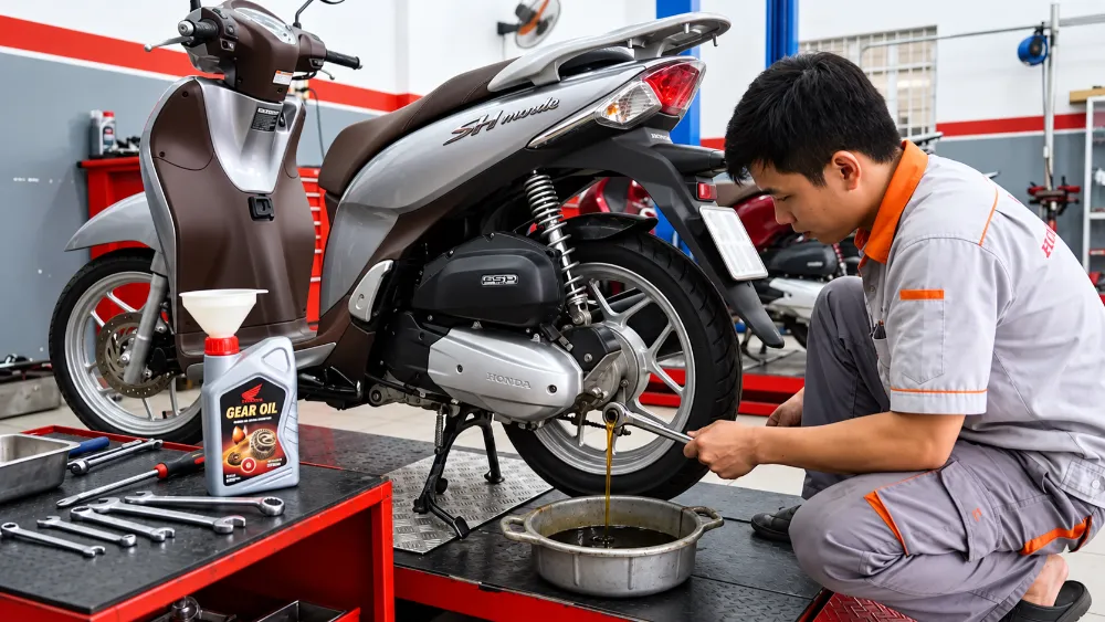 Nhớt láp SH Mode là gì