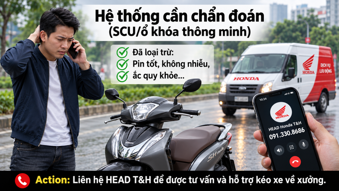 Hệ thống cần chẩn đoán (SCU/ổ khóa thông minh)