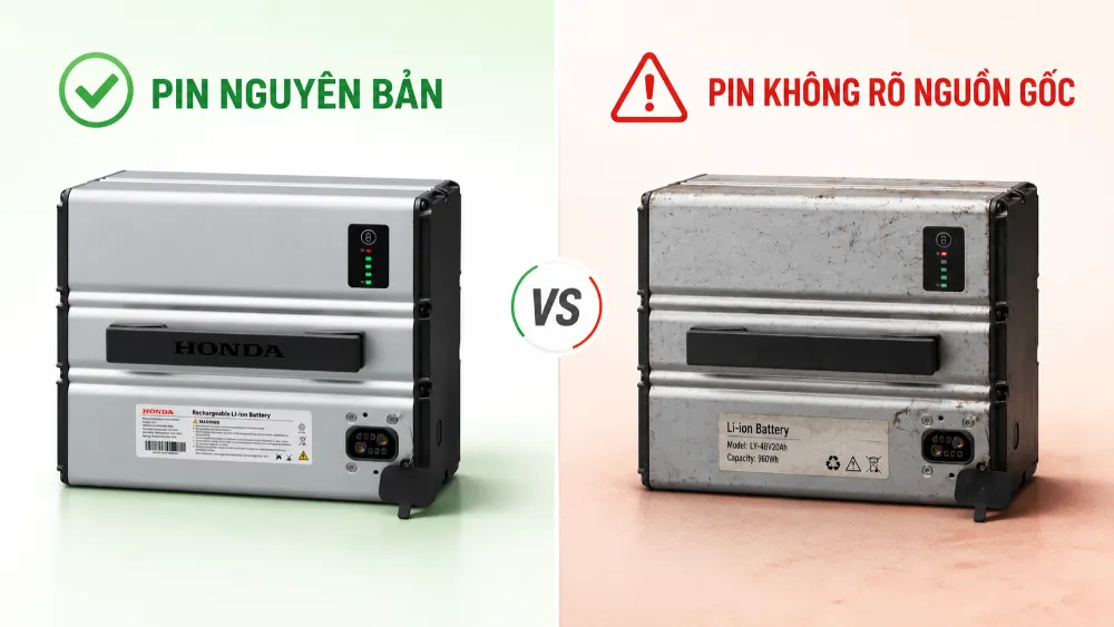 Nguồn gốc cell, BMS, dây dẫn và hộp bảo vệ là những yếu tố cần kiểm tra trước khi nâng cấp pin.