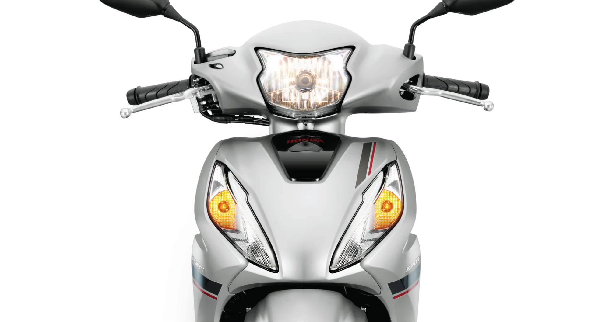 Thiết kế phía trước hiện đại và năng động Honda Vision 2026
